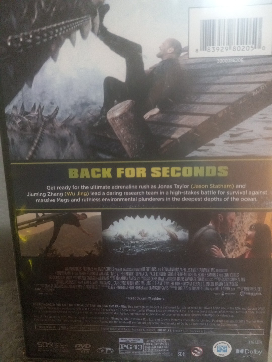 Meg+2+The+Trench+DVD+%282023%29 for sale online | eBay