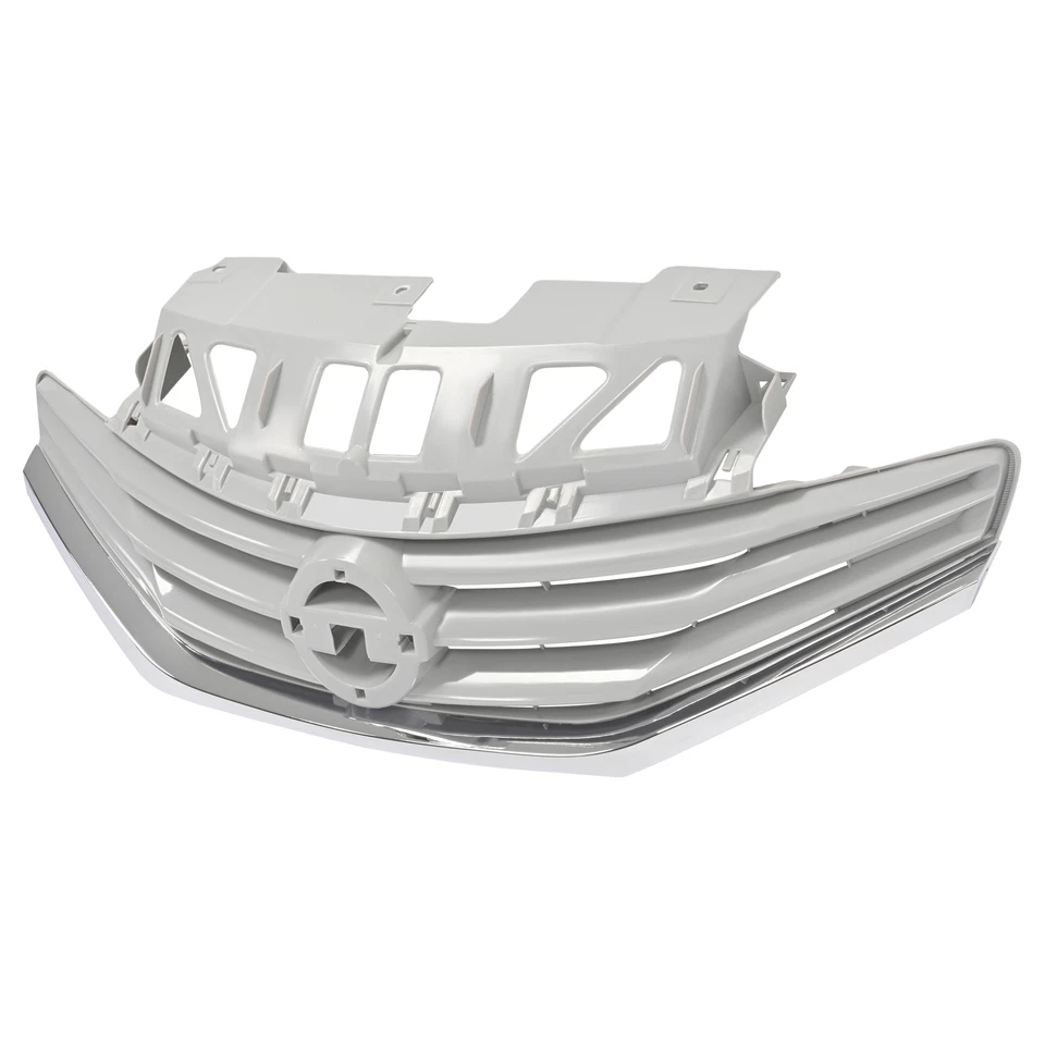 Front Bumper Grille + Hood Molding Cover For 2014-2017 Nissan Versa Note Chrome Foto 4 de 4