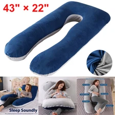 U Shaped Pregnancy Pillow Multifunctional Waist Support for Expectant Mothers