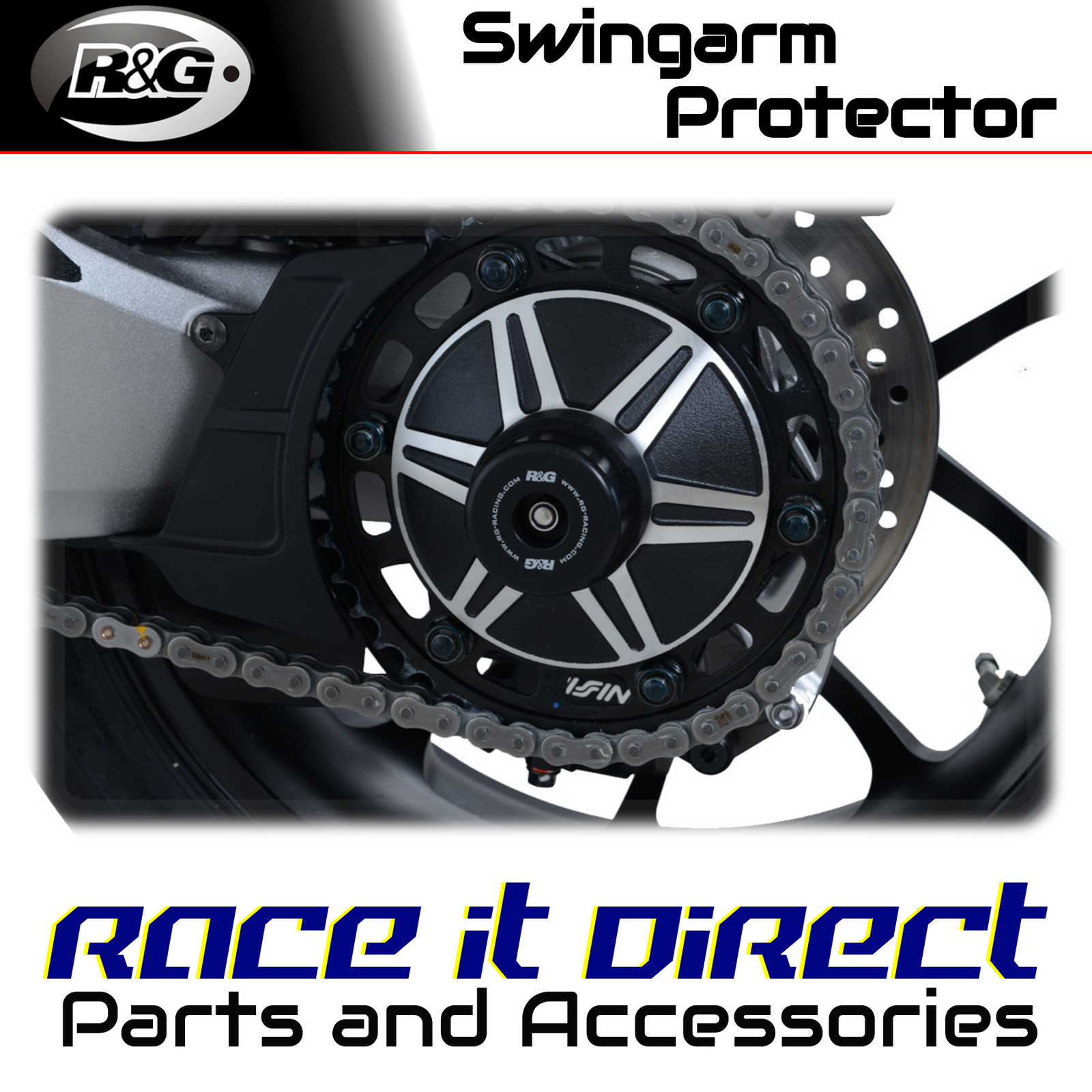 R&G - SP0082BK - Swingarm Protectors