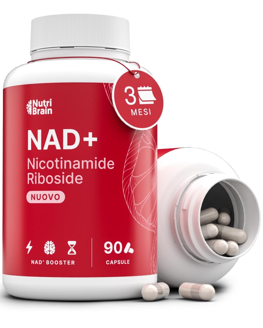 Nicotinamide Riboside 300mg NAD+ Booster - 90 Caps per Longevità Cellulare