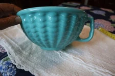 Vintage GMB Batter Bowl Turquoise Blue Gladding McBean Concinero Pottery #320
