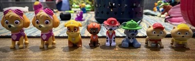 Spin Master PAW Patrol 7-Figure Mixed Lot Skye Rubble Zuma Marshall Rocky