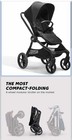 New Baby Jogger City Sights Stroller Convertible W/Compact Fold Rich Black Color