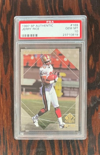 Jerry Rice 1997 SP Authentic #169 - PSA 10 - POP 9