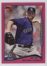 2014 Topps Update Pink /50 Boone Logan #US-275 a2f