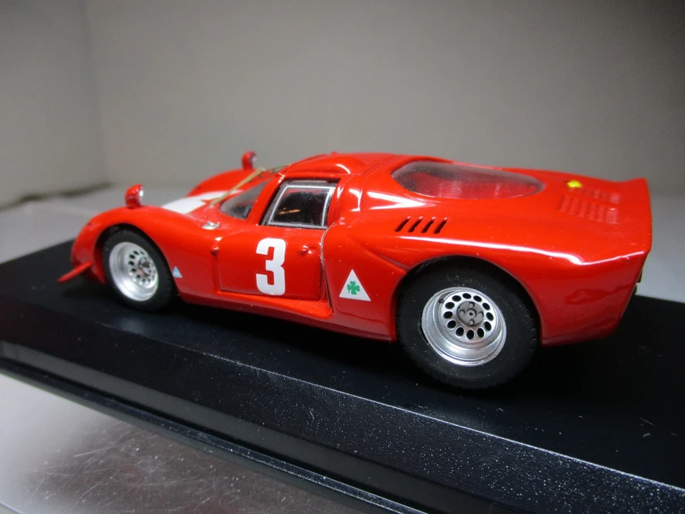 Best Model 1/43 Alfa Romeo 33.2 #3 Imola 1968 Vaccarella/Zeccoli 9115 - Image 3 of 4