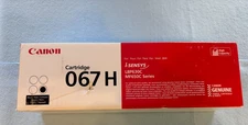 Geniune Canon 067H High Yield Black Toner - 067 H - New