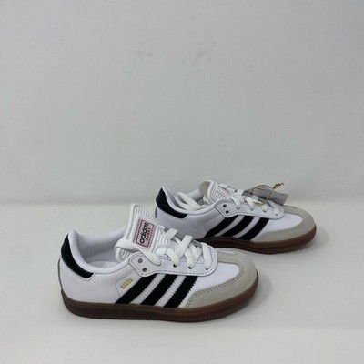 Adidas Samba J Kids White/Black Gum 10.5C (IF1944)