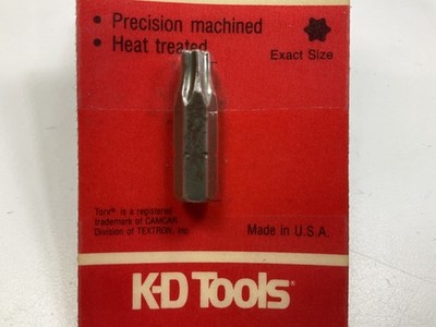 KD Tools 411027C T27 Torx Insert Bit, 1/4'' Hex - MADE IN USA