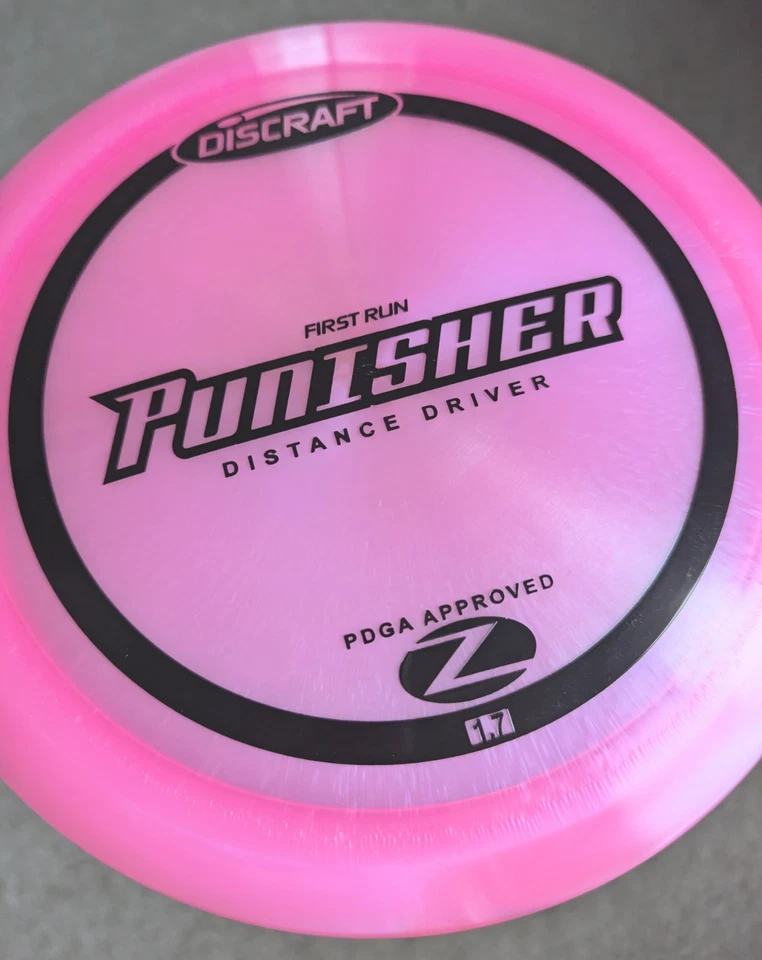 New Discraft First Run Z Punisher - 169g- Pearly Pink - Domey - Disc Golf - Image 4 of 4