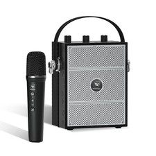 Wireless Voice Amplifier with Handheld Microphone, Portable Bluetooth Speaker...