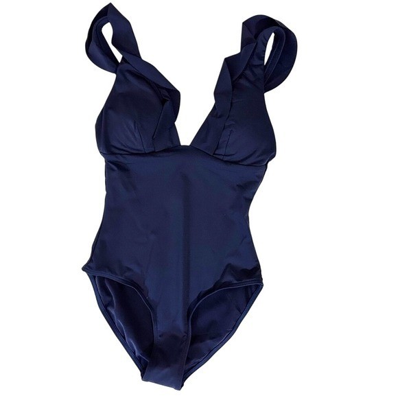 Traje de baño Sea Level Fill de una pieza azul marino - talla 4