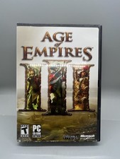 Age of Empires III PC CD-ROM Complete Game Set with Manuals