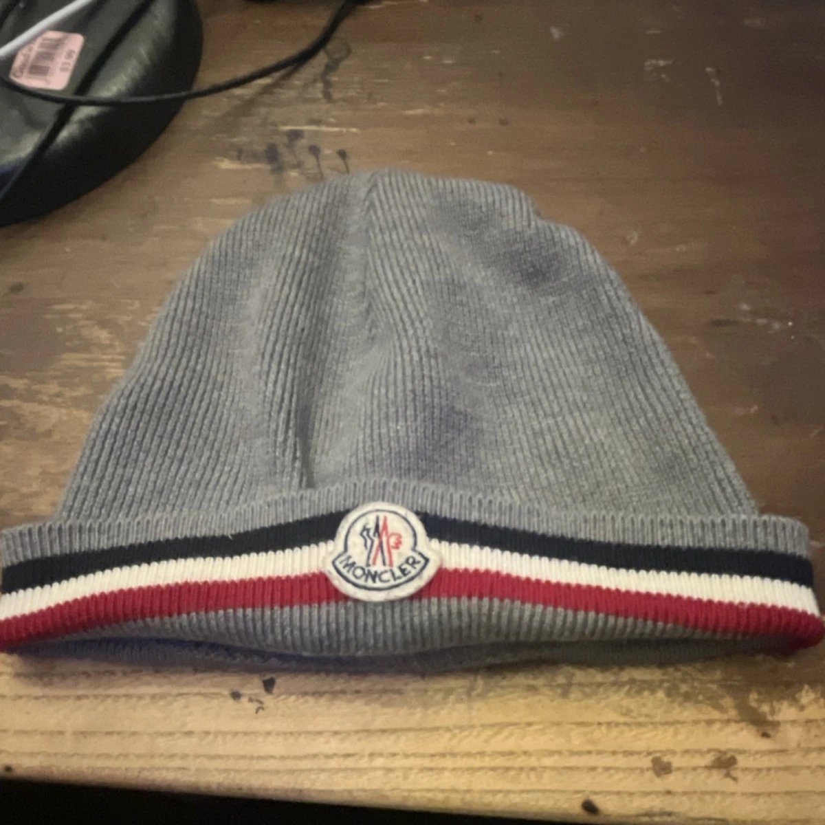 Moncler Gray Men's Beanie for sale | eBay