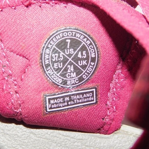 Keen Whisper Sandal Womens 7 Burgundy  Outdoors Active Waterproof closed toe - Image 4 of 4