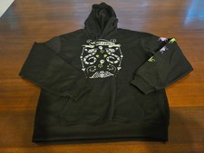 Beetlejuice Womens Black Graphic Print Hoodie Sandworm Size Small