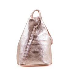 Women Soft Italian Vera Pelle Leather Rucksack Ladies Gym School Backpack VPR244
