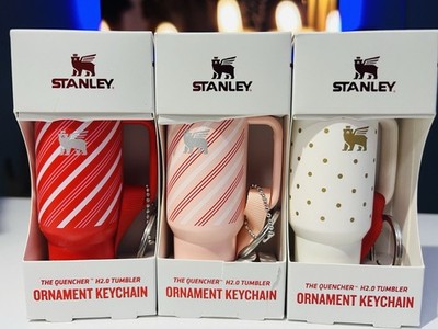 3PK Stanley Ornament Keychain 2025 Target Exclusive Strawberry