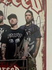 HATEBREED 2013 Poster 11x17 autographed w/bass pick and M&G pass Hardcore Metal — photo 4