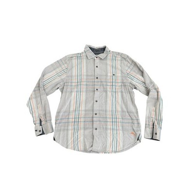 Tommy Bahama Coastline Cord Men's Plaid Long Sleeve Button Down Casual Shirt