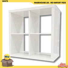 NEW KALLAX Shelf unit 30 1/8x30 1/8", White adn White stained oak, FREESHIP