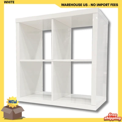 IKEA NEW KALLAX Shelf unit 30 1/8x30 1/8", White adn White stained oak, FREESHIP