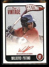 2020 Onyx Vintage #VAWP Wilderd Patino Base Red Ink Autographs