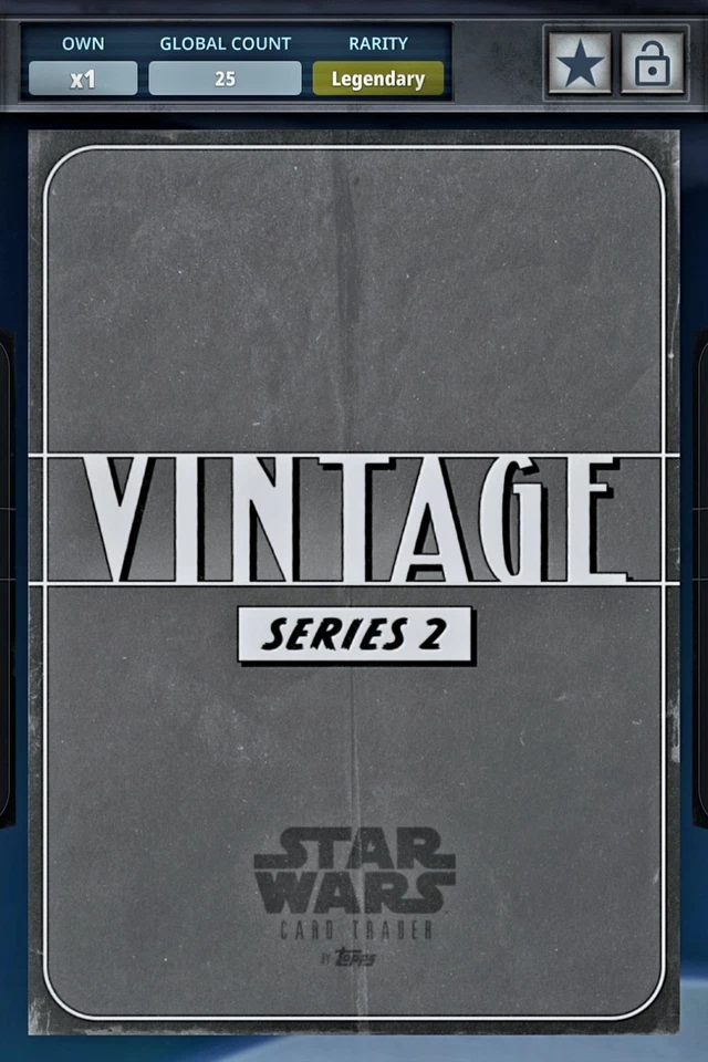 Topps Star Wars Digital Card Legendary 2025 Vintage R2-D2 (25cc) - Image 2 of 4