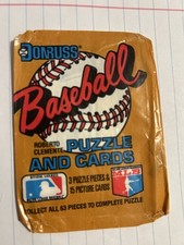 1987 Donruss wax pack wrapper (no cards)- Complete Your Collection