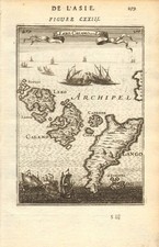DODECANESE Leros Calamo Kalymnos Kalimnos Lango Kos Pserimos. MALLET 1683 map