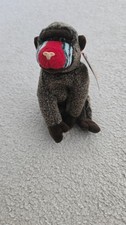 BNWT Ty Beanie Babies Cheeks the Baboon Monkey Retired Tagged
