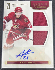 2011-12 Panini Rookie Treasures JERSEY/AUTO /499 Andy Miele Arizona Coyotes