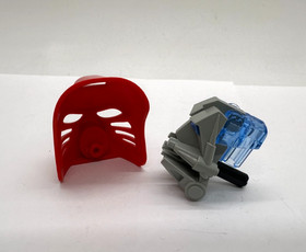 Lego Bionicle Kanohi Mask Hau - Tahu 8534 Exclusive Retired RED & Head