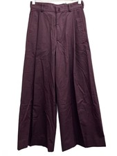 DRIES VAN NOTEN wide Pants Bordeaux 44