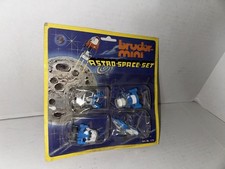 Vintage Bruder Mini Astro Space Spaceship Vehicles West Germany MOC MIP Sealed