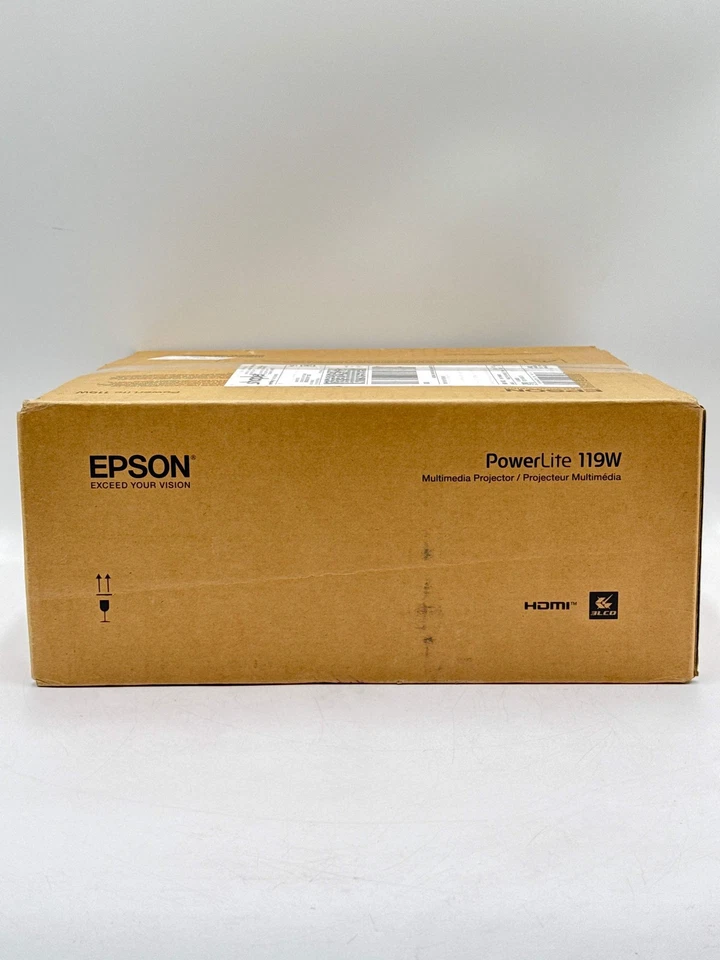 Epson V11H98502 PowerLite 119W Projector White New In Box - Image 3 of 4