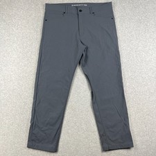 Western Rise AT Pants Stretch Hiking 36x28 Mens Grey Outdoors Tech Chino