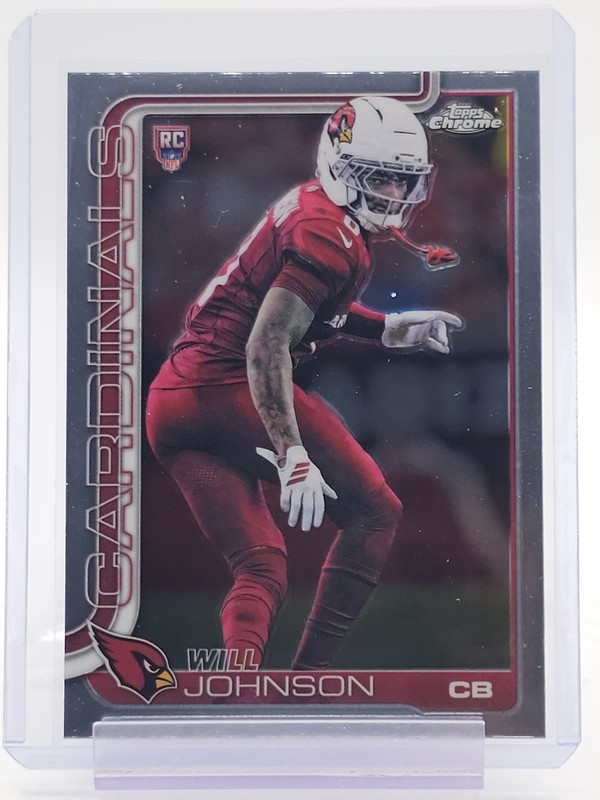 WILL JOHNSON 2025 TOPPS CHROME ROOKIE #349 CARDINALS Q2045