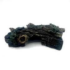 Aquarium Decorations Resin Hollow Tree Trunk Ornament, Fish Hideout for Aquar...