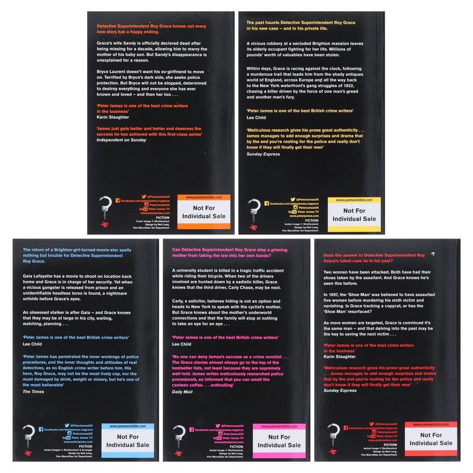 Roy Grace серии (книга 6-10) Питер Джеймс 5 книг коллекции набор - художественная литература - PB - Изображение 3 из 4