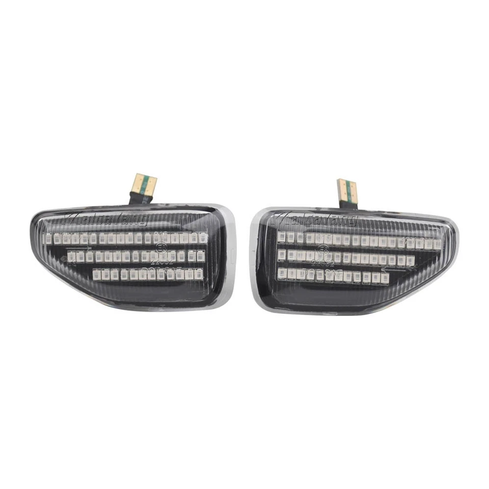Clear For Dacia Renault Sandero 2014 2015-2020 LED Dynamic Side Marker Light - Image 4 of 4