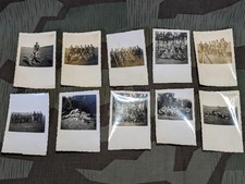 Lot of 10 WW2 German Soldiers Photos Interesting Early Mixed Equipment Wehrmacht