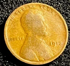1913 Lincoln Wheat Cent - 113 Year Old Estate Penny - Good Condition JC 93