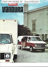 Original 1975  General Motors GMC Vandura Van dealer sales brochure, catalog