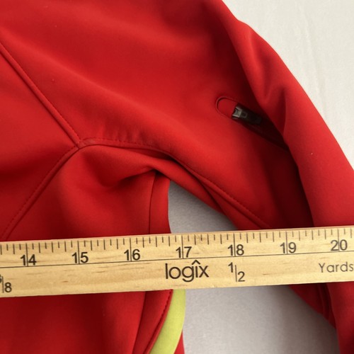 Columbia Jacket Womens Small Omni-Heat Red Hooded Coat Full Zip Outerwear - Picture 7 of 11