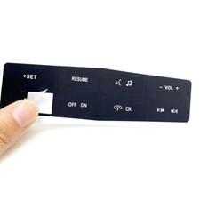 For Ford Mustang 2010-2012 Steering Wheel Control Button Repair Decals Stickers