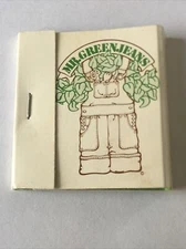 Mr. Green Jeans Colorado NY Vintage Souvenir Matchbook Collectible Unstruck