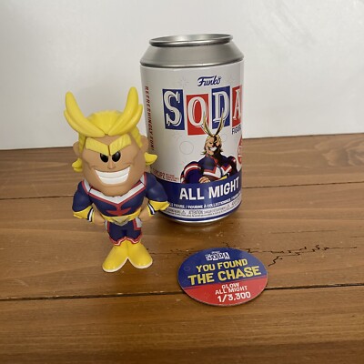 Funko Soda My Hero Academia All Might Chase Glow in the Dark LE 1/3300