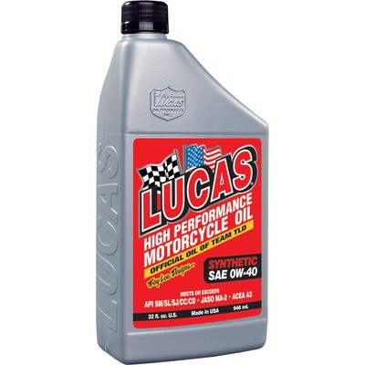 Lucas Synthetic  High Performance Oil 0W-40 1Quart 10718